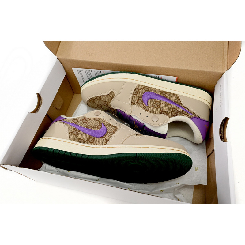 Q3 Air Jordan 1 Low Guchi Purple