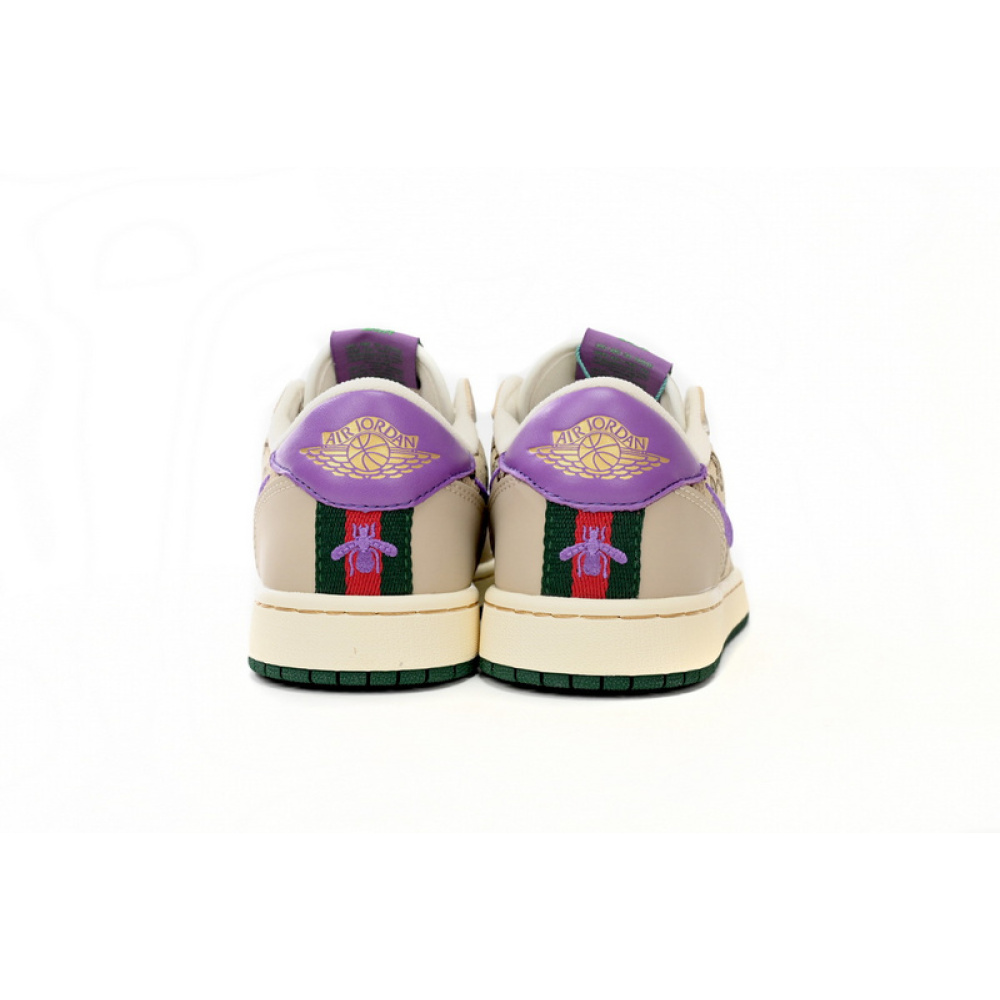 Q3 Air Jordan 1 Low Guchi Purple