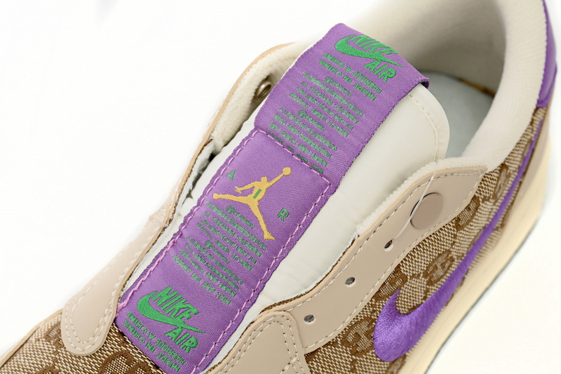 Q3 Air Jordan 1 Low Guchi Purple