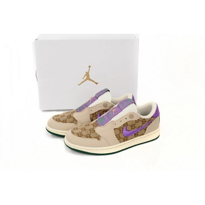 Q3 Air Jordan 1 Low Guchi Purple 02