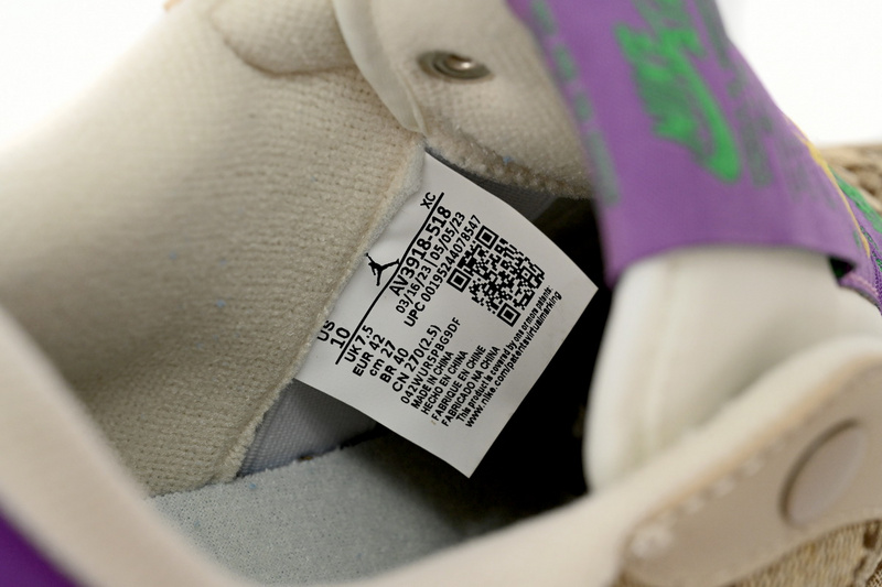 Q3 Air Jordan 1 Low Guchi Purple