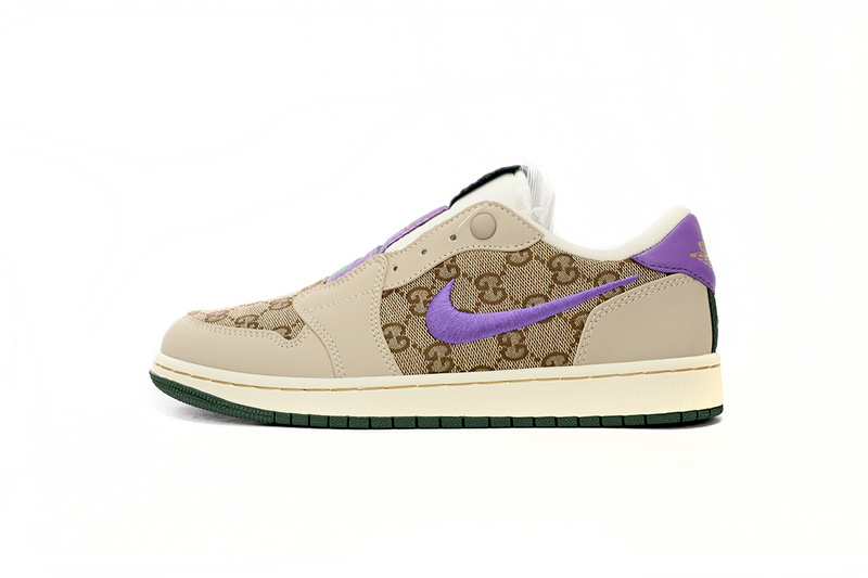 Q3 Air Jordan 1 Low Guchi Purple