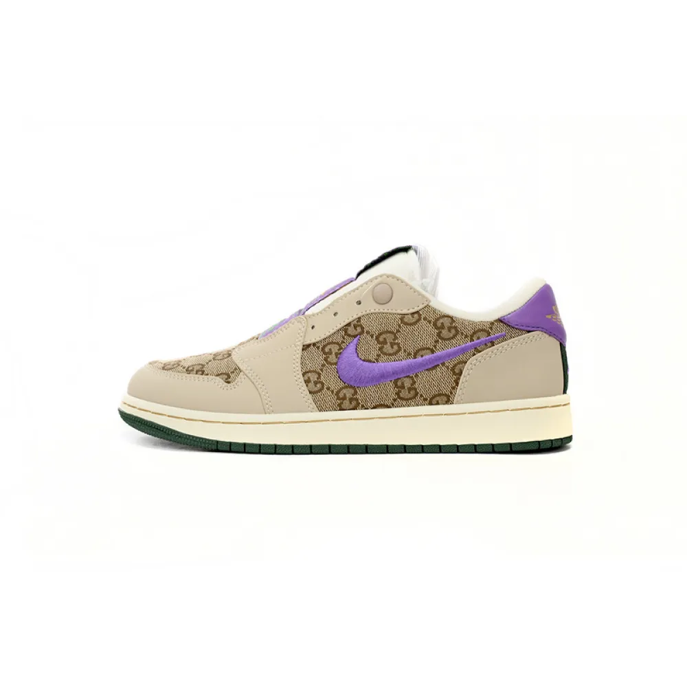 Q3 Air Jordan 1 Low Guchi Purple