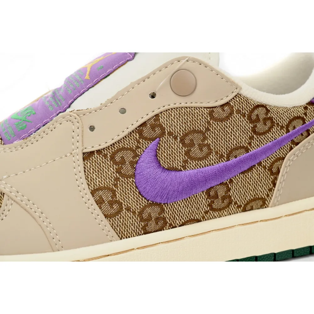 Q3 Air Jordan 1 Low Guchi Purple