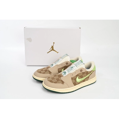 Q3 Air Jordan 1 Low Matcha Green 02