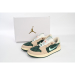Q3 Air Jordan 1 Low Metallic Green