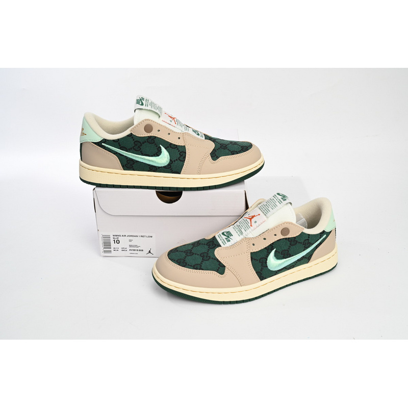 Q3 Air Jordan 1 Low Metallic Green