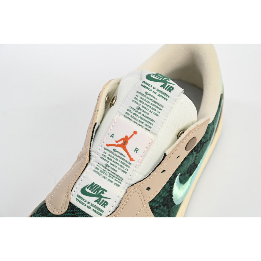Q3 Air Jordan 1 Low Metallic Green