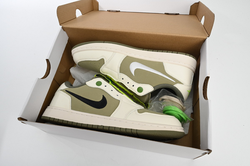 Q3 Air Jordan 1 Low Mustard Green