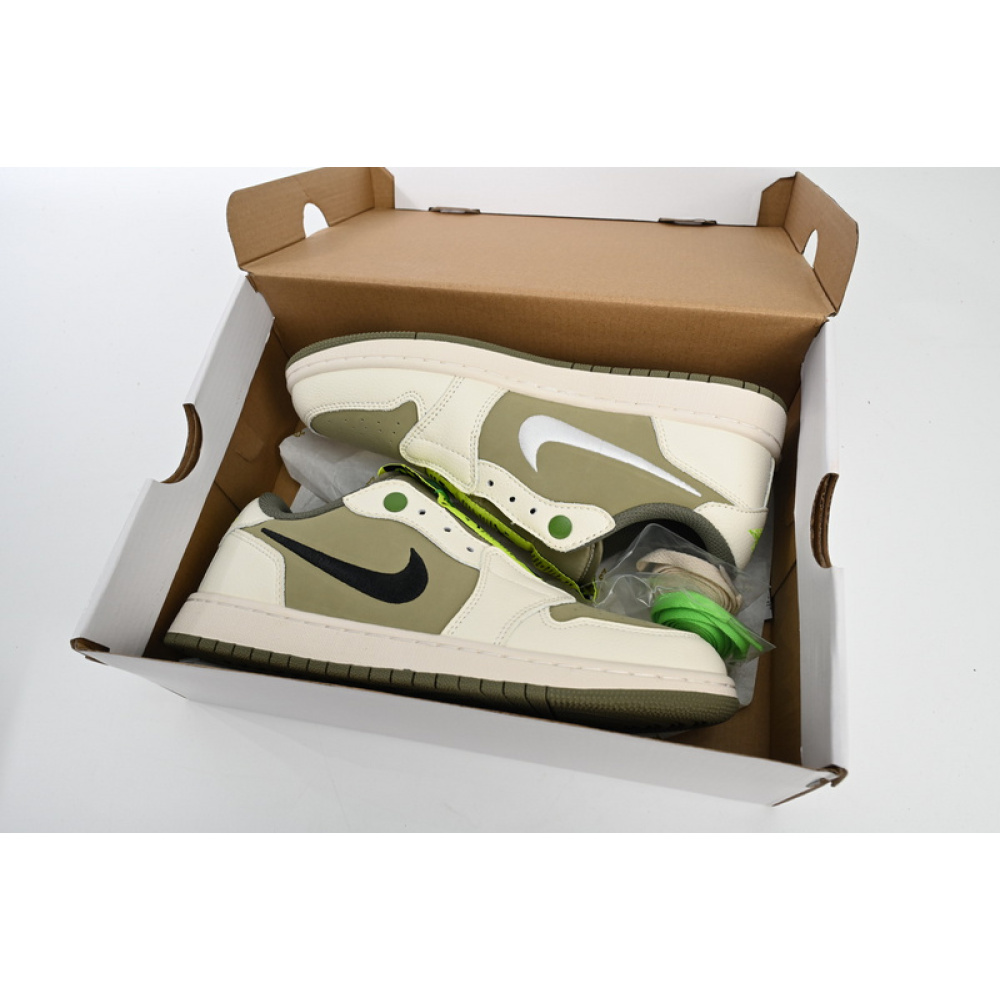 Q3 Air Jordan 1 Low Mustard Green