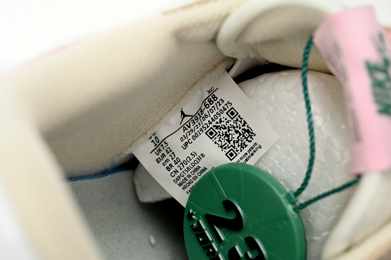 Q3 Air Jordan 1 Low Pink Gold Hook