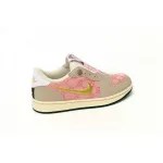 Q3 Air Jordan 1 Low Pink Gold Hook