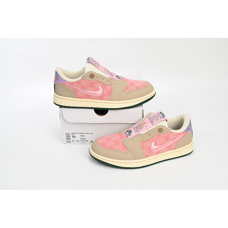 Q3 Air Jordan 1 Low Pink Gradient