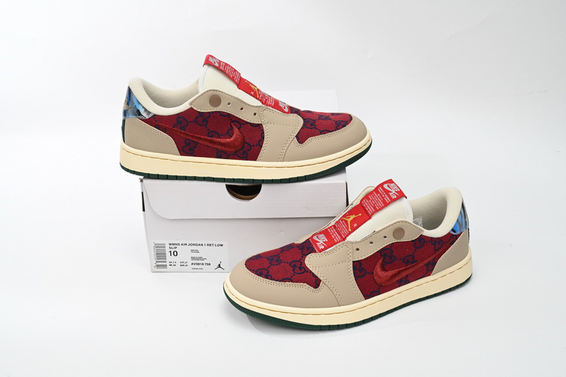 Q3 Air Jordan 1 Low Red Zebra