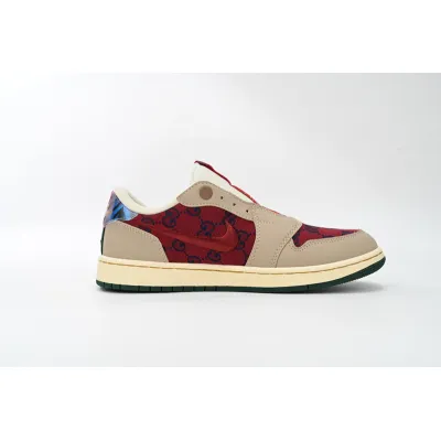 Q3 Air Jordan 1 Low Red Zebra