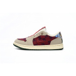 Q3 Air Jordan 1 Low Red Zebra