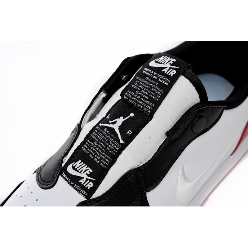 Q3 Air Jordan 1 Low Slip WMNS Black White Red