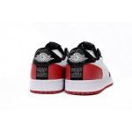 Q3 Air Jordan 1 Low Slip WMNS Black White Red