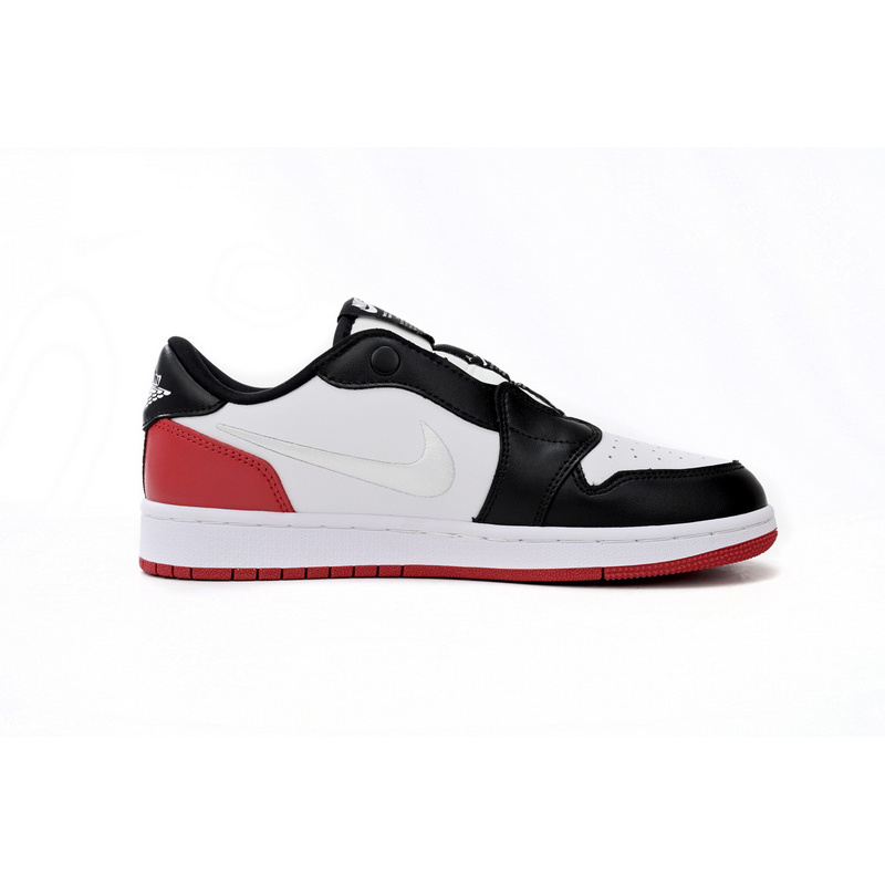 Q3 Air Jordan 1 Low Slip WMNS Black White Red