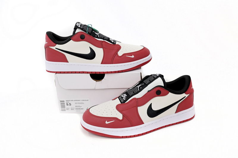 Q3 Air Jordan 1 Low Slip WMNS NRG White Red