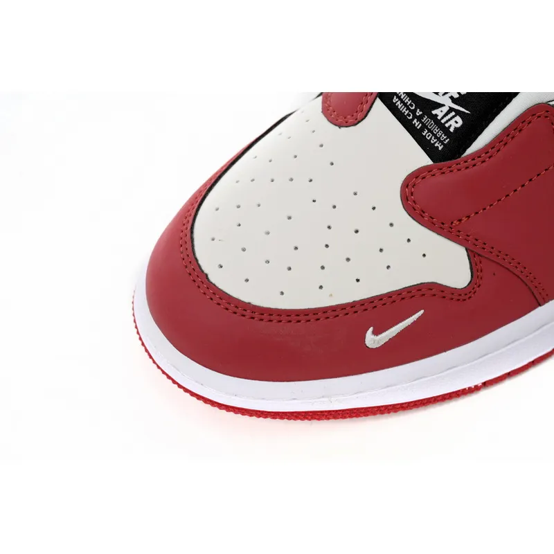 Q3 Air Jordan 1 Low Slip WMNS NRG White Red