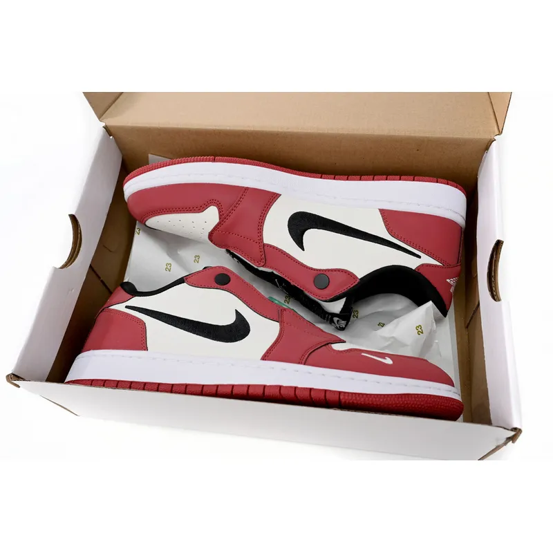 Q3 Air Jordan 1 Low Slip WMNS NRG White Red