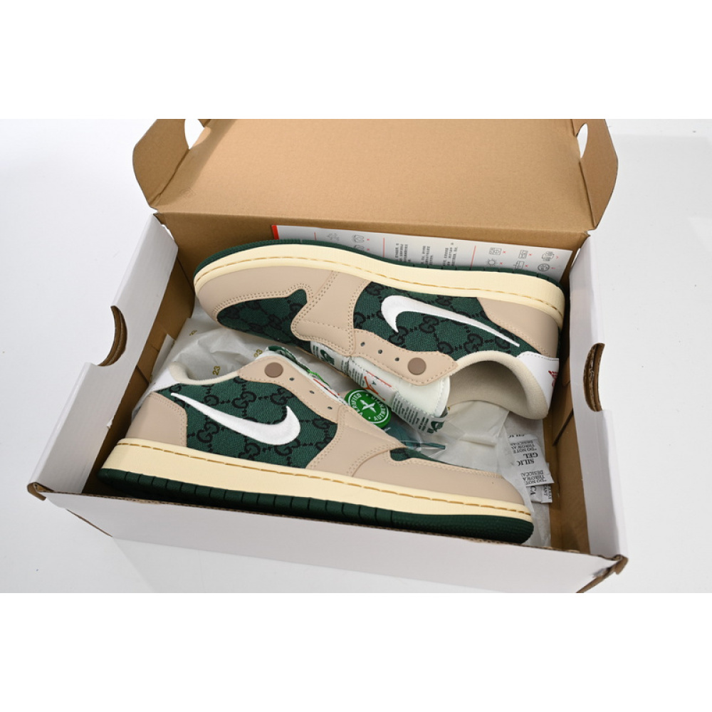 Q3 Air Jordan 1 Low White Green