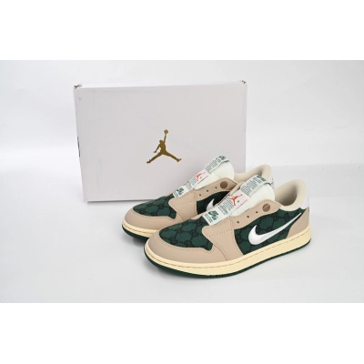 Q3 Air Jordan 1 Low White Green 02