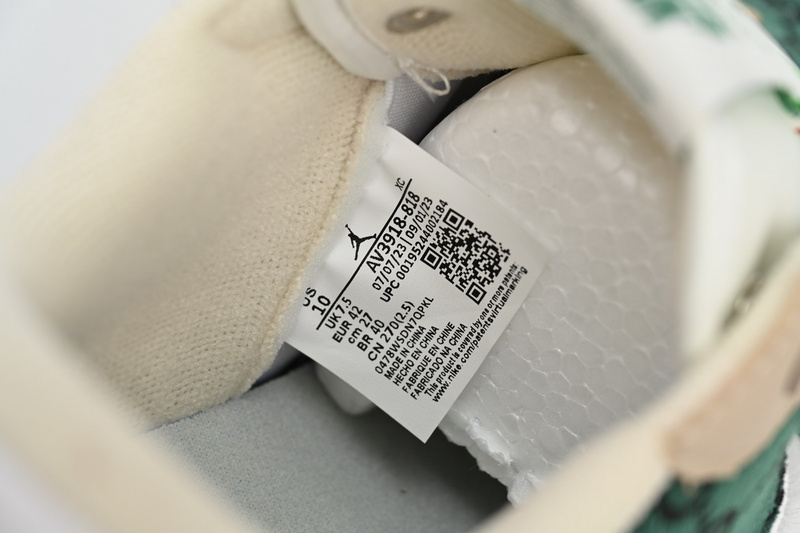 Q3 Air Jordan 1 Low White Green