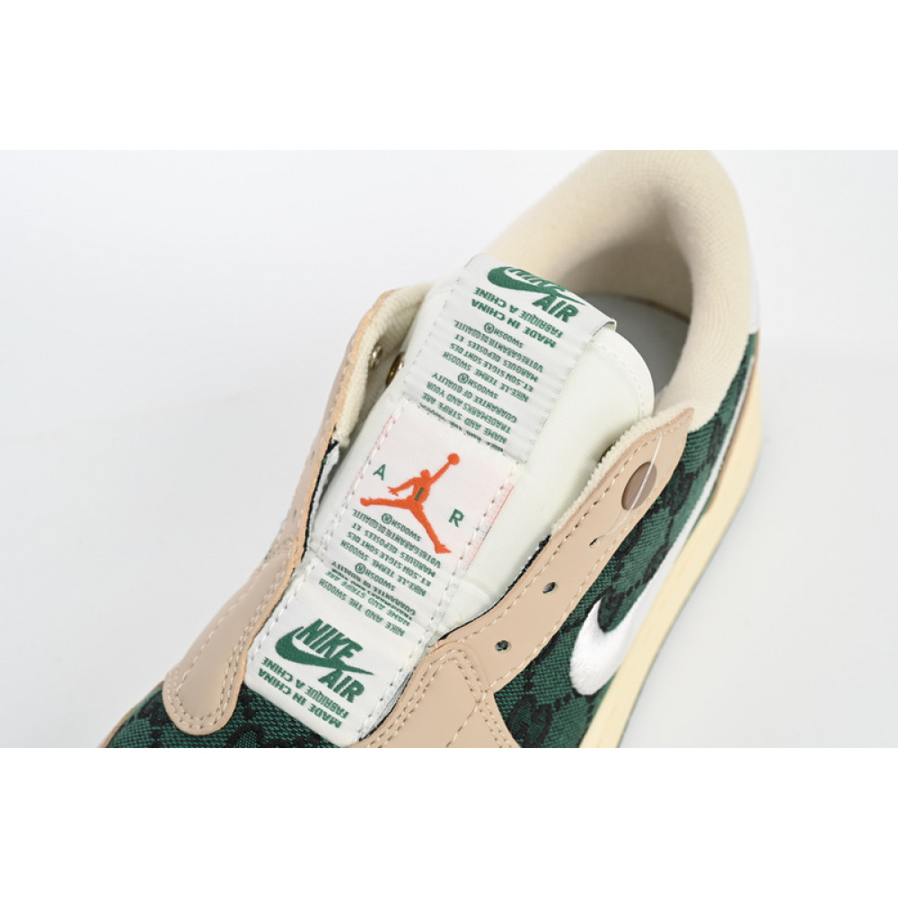 Q3 Air Jordan 1 Low White Green