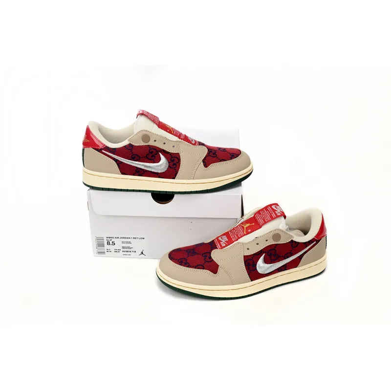 Q3 Air Jordan 1 Low Wine Red 1.0