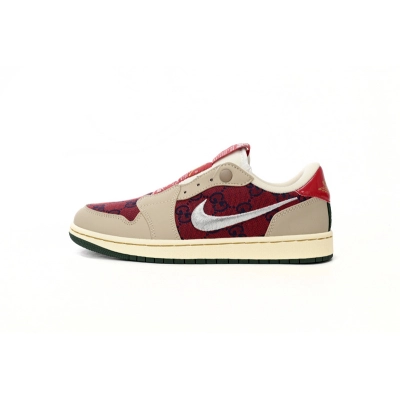 Q3 Air Jordan 1 Low Wine Red 1.0 01