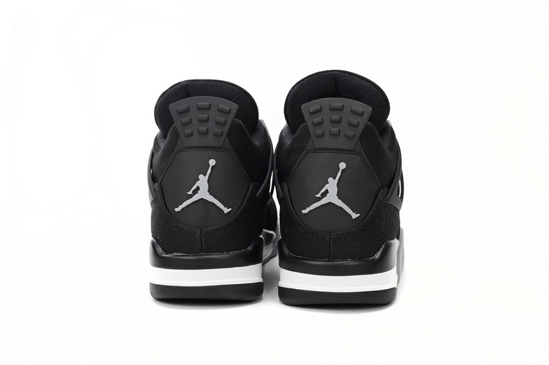 Q4 Batch  Air Jordan 4 Retro Black Canvas
