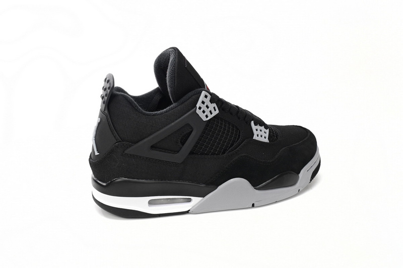 Q4 Batch  Air Jordan 4 Retro Black Canvas