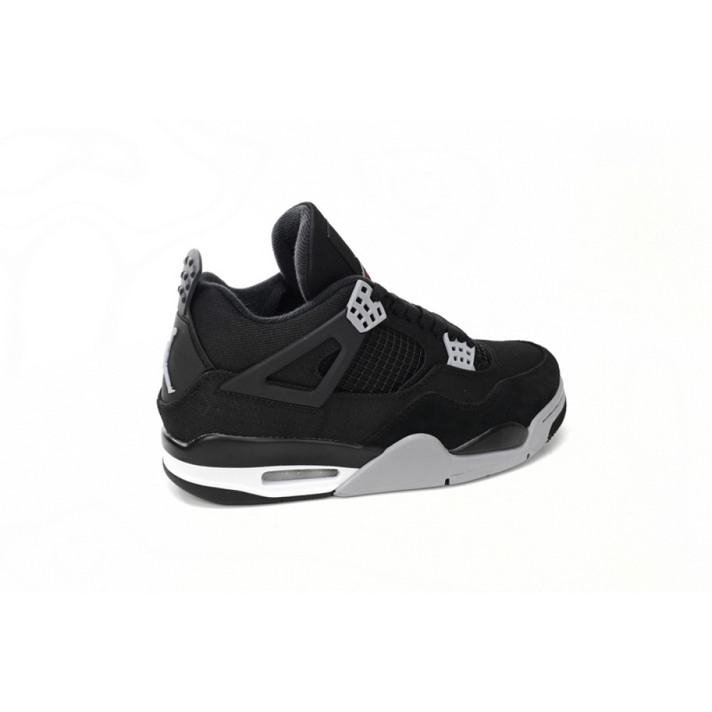 Q4 Batch  Air Jordan 4 Retro Black Canvas