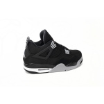 Q4 Batch  Air Jordan 4 Retro Black Canvas