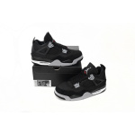 Q4 Batch  Air Jordan 4 Retro Black Canvas