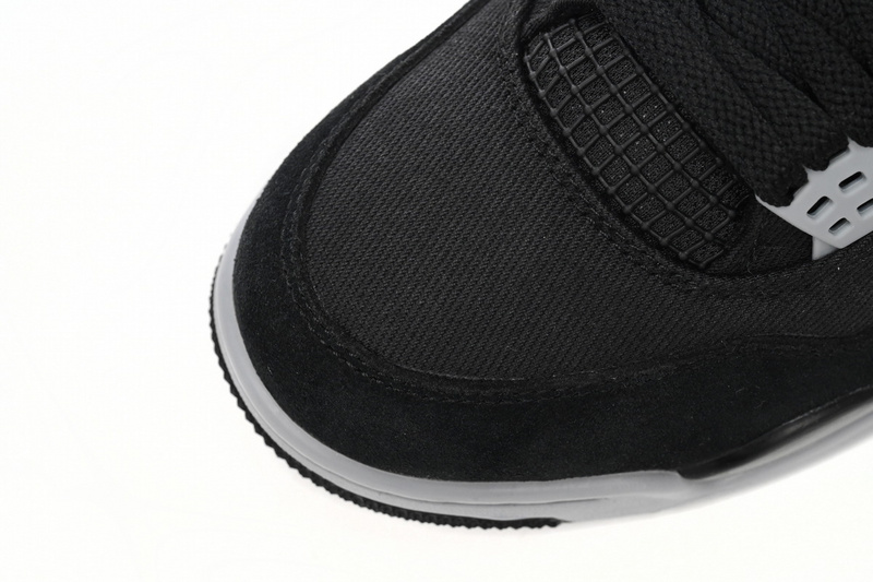 Q4 Batch  Air Jordan 4 Retro Black Canvas
