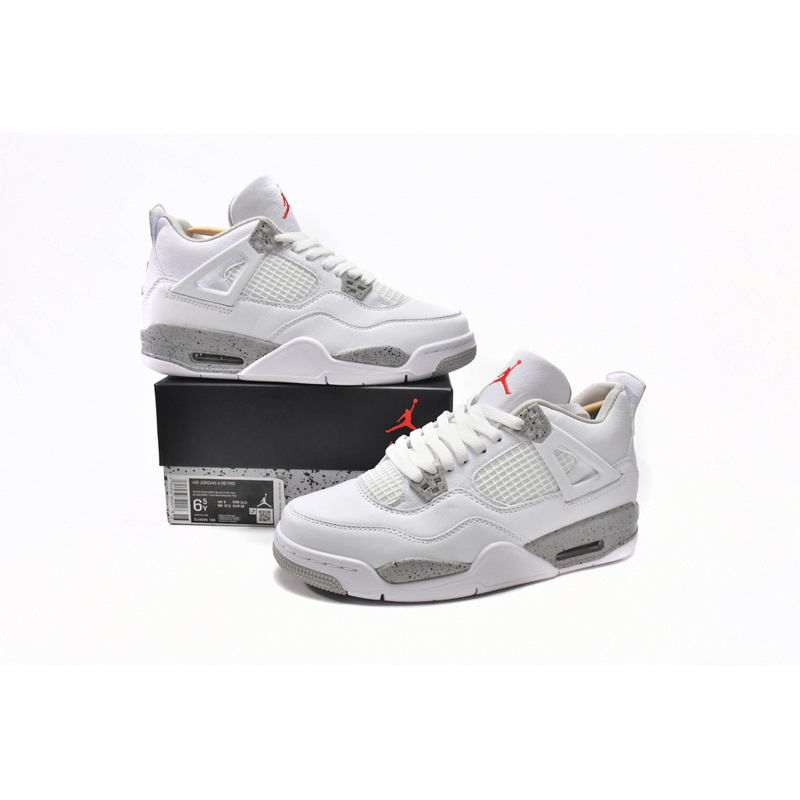 Q4 Batch  Air Jordan 4 White Oreo