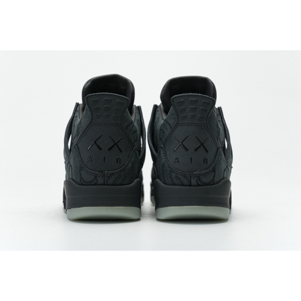 Q4 Batch Air Jordan 4 Retro KAWS Black