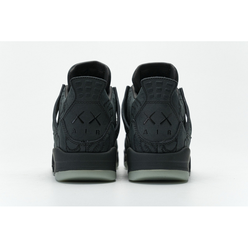 Q4 Batch Air Jordan 4 Retro KAWS Black