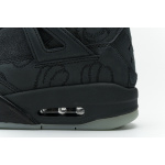 Q4 Batch Air Jordan 4 Retro KAWS Black
