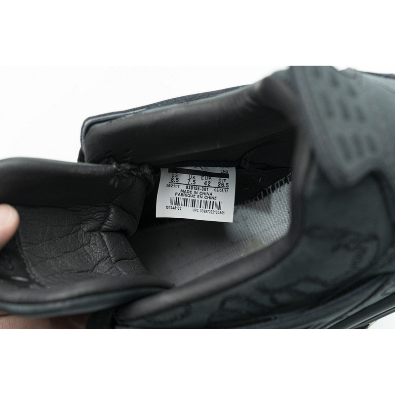 Q4 Batch Air Jordan 4 Retro KAWS Black