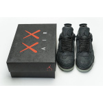 Q4 Batch Air Jordan 4 Retro KAWS Black