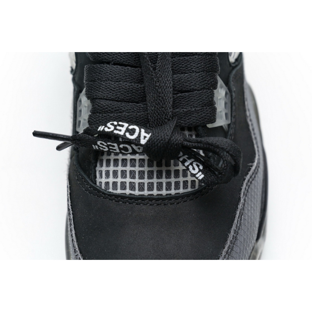 Q4 Batch OFF White x Air Jordan 4 Bred
