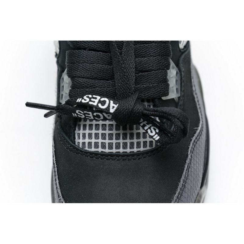 Q4 Batch OFF White x Air Jordan 4 Bred