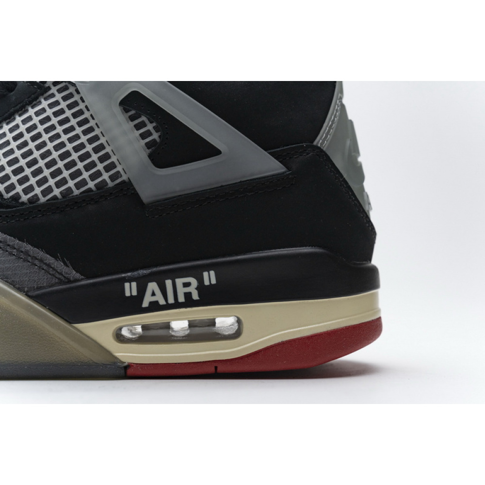 Q4 Batch OFF White x Air Jordan 4 Bred