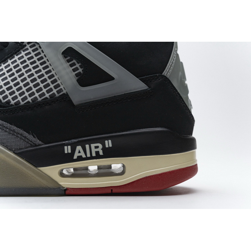 Q4 Batch OFF White x Air Jordan 4 Bred