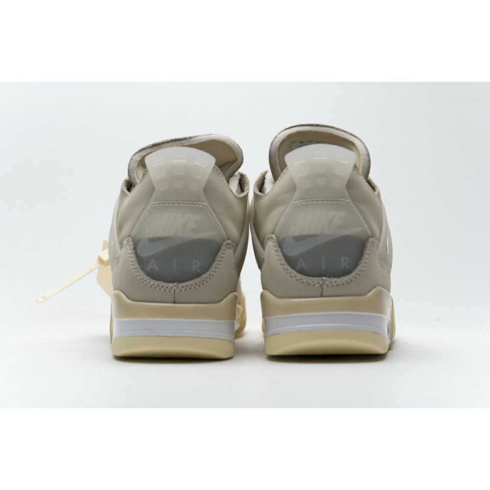 Q4 Batch OFF White x Air Jordan 4 Sail