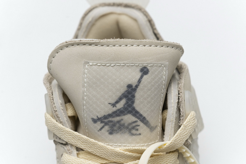 Q4 Batch OFF White x Air Jordan 4 Sail
